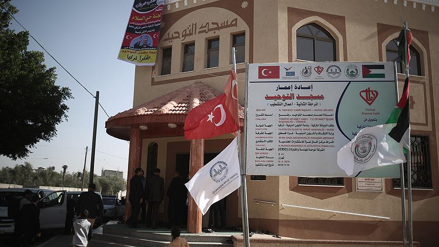 Türkiye Diyanet Vakfı, İsrail’in Gazze’ye düzenlediği son saldırılarda yıkılan 9