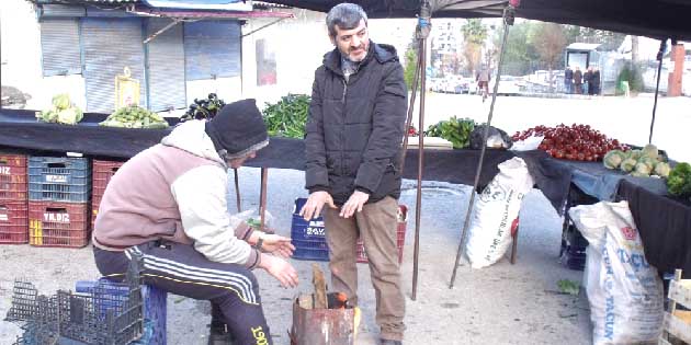 Pazar Esnafının Soğukla İmtihanı 