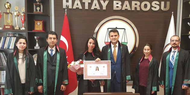 Genç avukatların Hatay Barosu’na