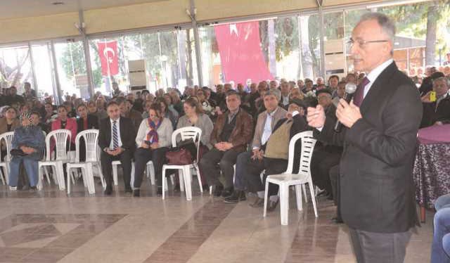 Karayalçın, Dörtyol’da partililere hitap