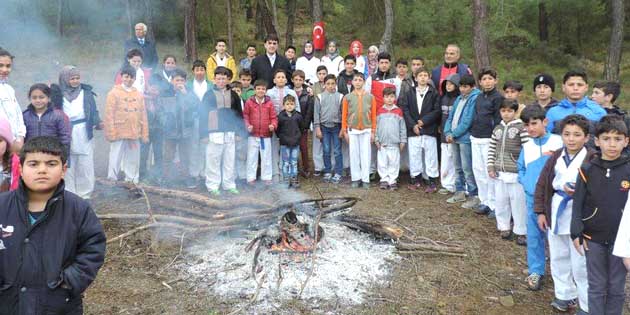 Kaymakam katıldı, soğuk bastırınca