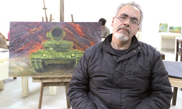 Suriyeli ressamın Antakya’da yaşam mücadelesi …