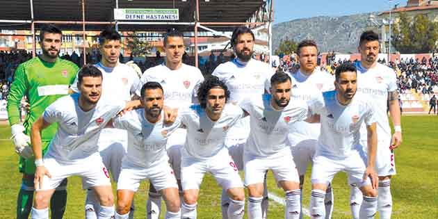 Bordo-Beyazlılar, dün Antakya Atatürk