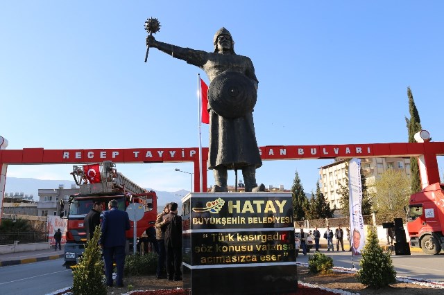 Muhteşem eser, Büyükşehir personelleri tarafından yapıldı … Hatay Büyükşehir personelleri