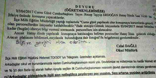 Geçtiğimiz hafta sonunda Cumhurbaşkanı