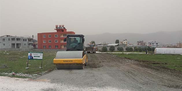 Defne Belediyesi Fen İşleri Müdürlüğü’ne bağlı ekipler, Çekmece Mahallesi 256.