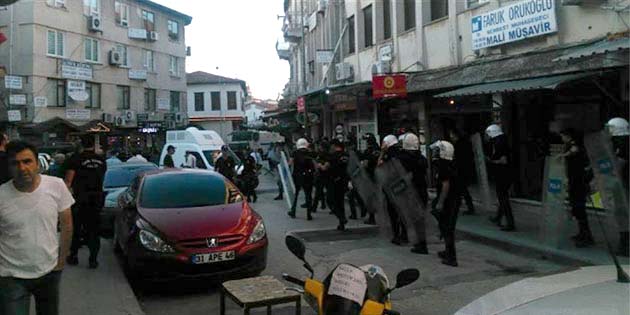 Eğitim Sen eylemine polis