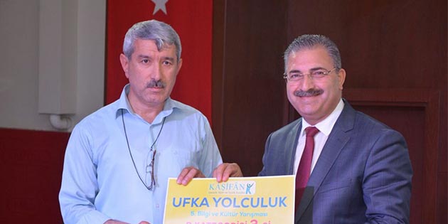 Antakya Belediye Başkanı İsmail Kimyeci, Kaşifan Derneği’nce düzenlenen ‘5. Ufka