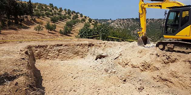 Arsuz ilçesinde cami inşaatının