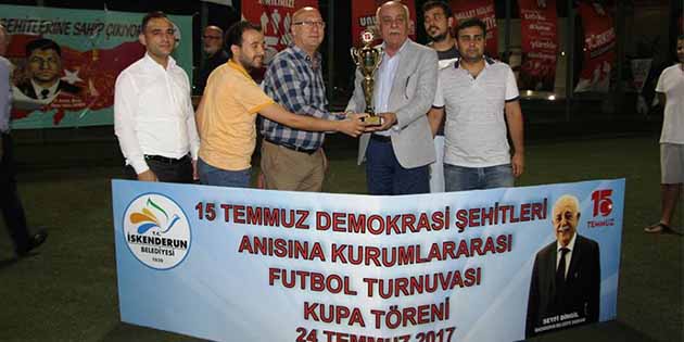 İskenderun Belediyesi Futbol Turnuvası’na