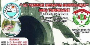 Briç Turnuvası Pazar Günü