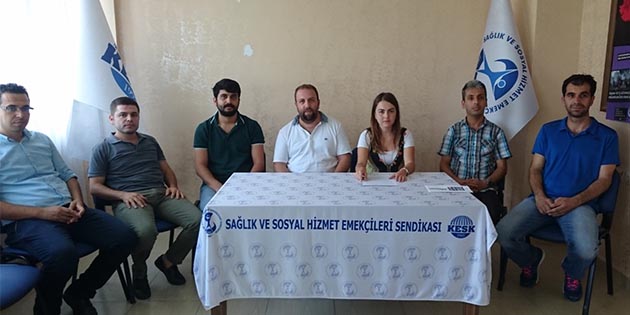 Ses Hatay Şube Eşbaşkanı Özgünel, üyeleri Adem Altınöz’ün Gaziantep’e sürgün