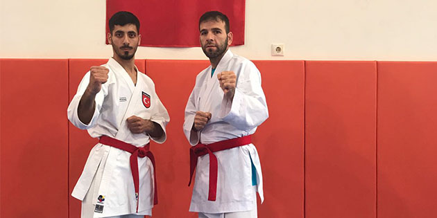 Hataylı sporcular; Mehmet Ali Sapmaz, Doğan Kazmacı ile Burak Tiryaki,