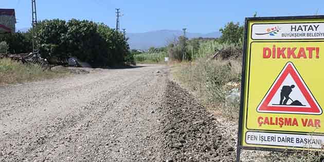 Hatay Büyükşehir Belediyesi ekipleri,