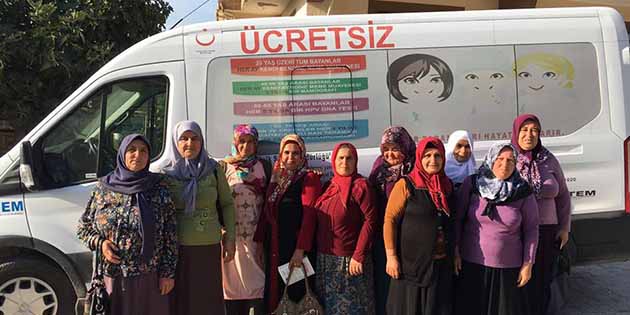 Kamberli’de Kanser Taramaları Toplum Sağlığı ekipleri, ilçe gezilerini sürdürüyor. Ekipler,