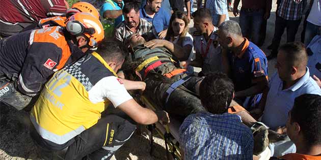 Antakya ilçesinde su borusu