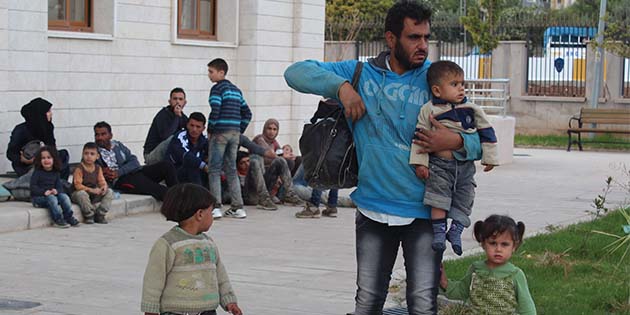 Kırıkhan ilçesinde Suriye’den yasa dışı yollarla Türkiye’ye giriş yapan 10’u