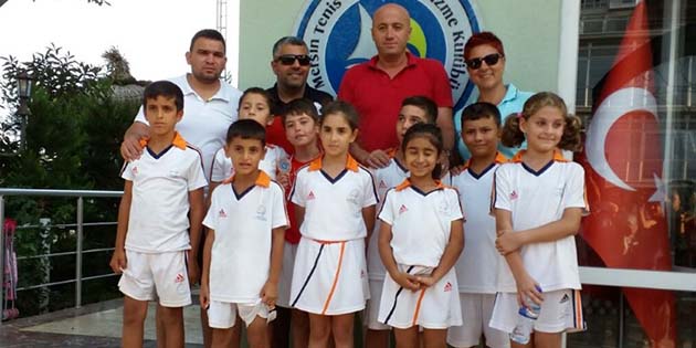 Mersin’deki 8-10 yaş arası Tenis Turnuvası’nda Hatay Büyükşehir Belediyespor Tenis