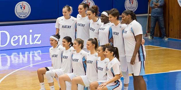 Melekler Kayseri’de EUROCUP’ta 4 maçta 4 galibiyetle adeta Avrupa’yı sallayan Hatay büyükşehir