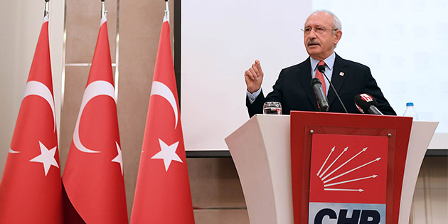 CHP Genel Başkanı Kemal Kılıçdaroğlu…