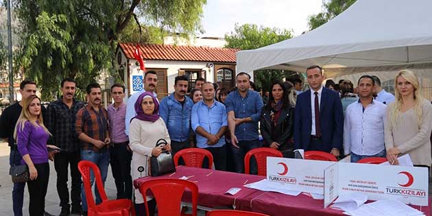 Hatay Büyükşehir Belediyesi(HBB) personelleri duyarlılık örneği sergileyerek, orak hücre anemi