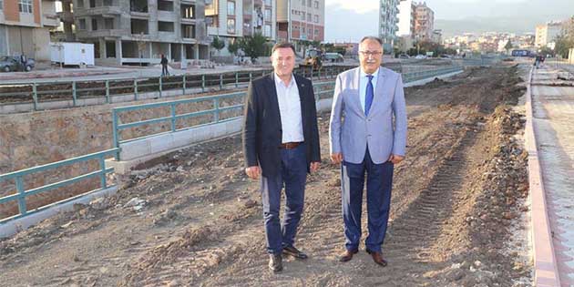 Dere kenarı yürüyüş parkuru Hatay Büyükşehir Belediyesi, Kırıkhan ilçesine önemli