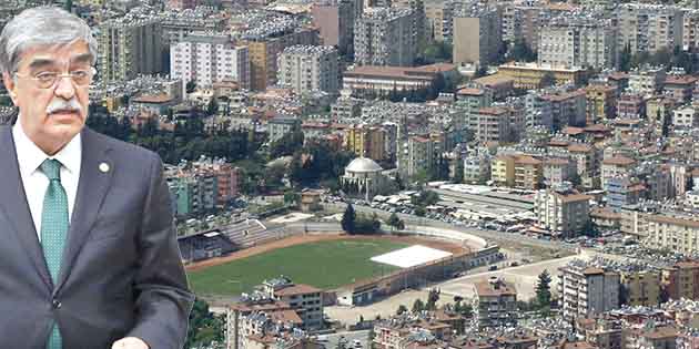 Antakya Stadı yeri yeşil