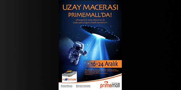 Primemall AVM’de “Ufo Uzay Macerası”