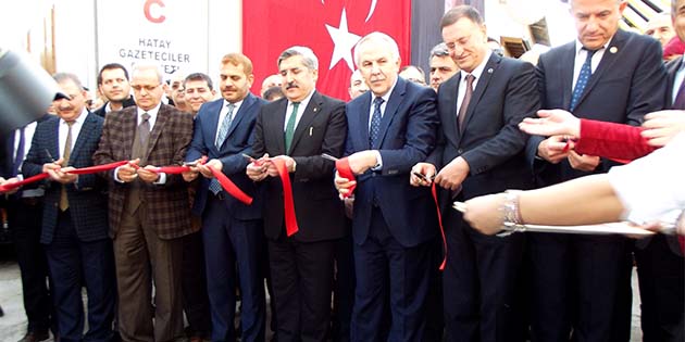 Cemiyet Binası hizmete girdi Yeni Hatay Gazeteciler Cemiyeti hizmet binası