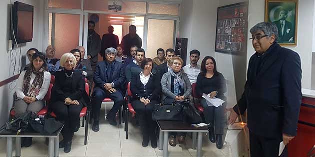 CHP Antakya İlçe Yönetimi, önceki gün 25. ölüm yıldönümünde Gazeteci-Yazar