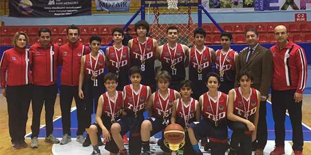 Yıldız Erkeklerde İl Şampiyonu Hatay TED Koleji Yıldız Erkek Basketbol