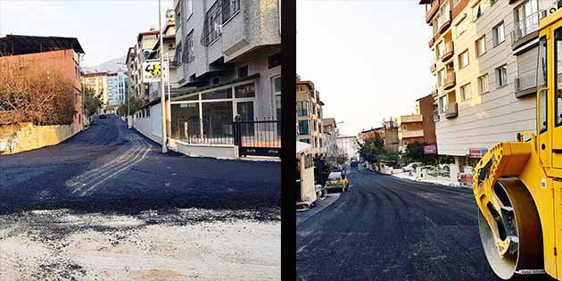 Ana-ara Yollara Beton Asfalt Defne Belediyesi, hava koşullarına göre ilçe