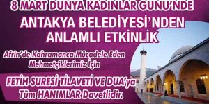 Antakya Belediyesi etkinliği