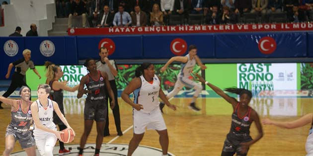 Fransız Esbva Lm’yi 84-71 Yendi Hatay Büyükşehir Belediyespor Kadın Basketbol