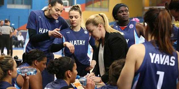 Hatay BŞB Spor Kadın Basketbol Takımı Melekleri, EUROCUP’ta ilk yenilgiyi