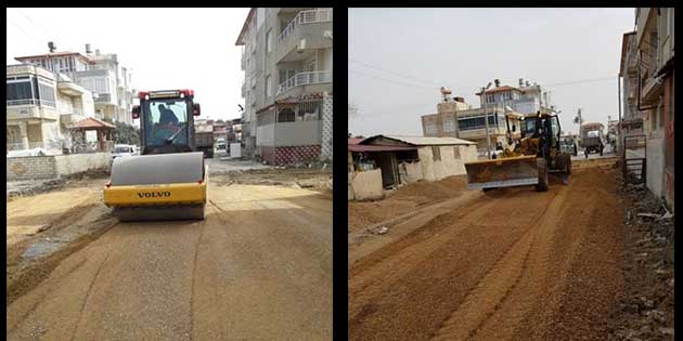 Yeni yollar açıldı Samandağ Belediyesi Fen İşleri ekipleri, ilçe genelinde