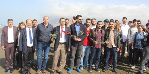 Törenle su’ya bırakıldı Adı zeytin Hatay Mustafa Kemal Üniversitesi (MKÜ)