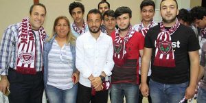 Hatayspor Kaptanı Taraftarlarla