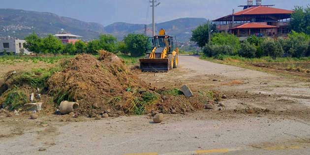 Defne Belediyesi’nden, Subaşı’da yol