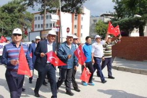 Samandağ’da Gençlik Yürüyüşü