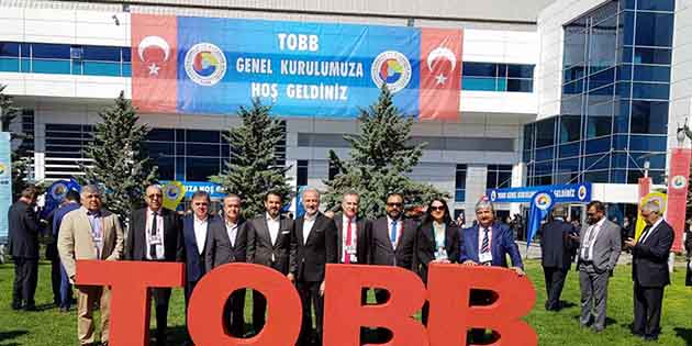 TOBB Genel Kuruluna katıldı