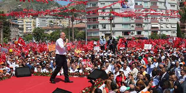 Cumhurbaşkanı Adayı Muharrem İnce, ilk 100 günde yapacaklarını Hatay’dan, Türkiye’ye