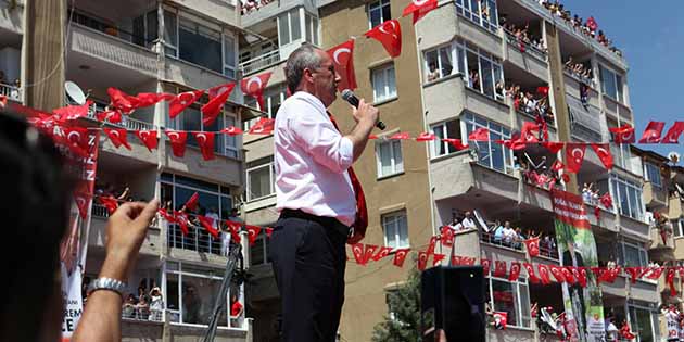 İnce, Hatay mitingindeki coşkuya