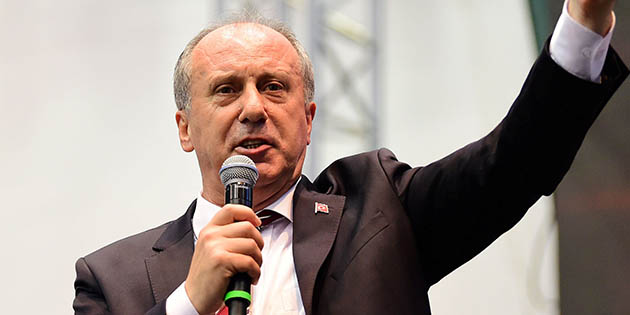 Cumhurbaşkanı Adayı Muharrem İnce,