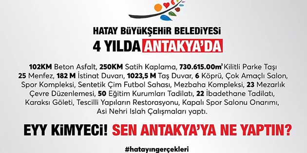 Sosyal medya üzerinden “Hatay’ın