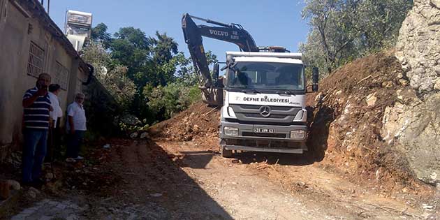 Belediye, imar alanlarında yeni yollar açıyor… Defne Belediyesi, 2018 yılı