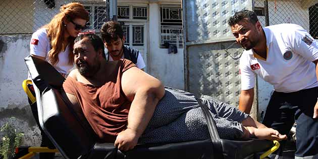 250 kiloluk Cuma Yıldız, fazla kilolarından tedaviyle kurtarılacak İskenderun ilçesinde