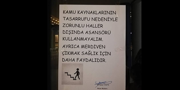 Tasarruf Eleştirisi! Geçtiğimiz günlerde