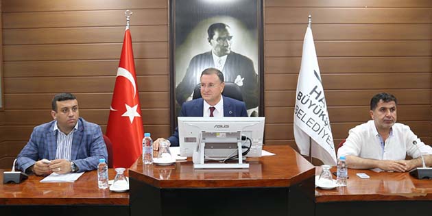 Gündem maddeleri karara bağlandı Hatay Büyükşehir Belediye Meclisi, Ağustos Ayı