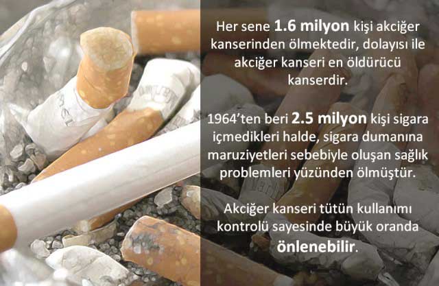 Doç. Dr. Habeşoğlu, “Dünya Akciğer Günü” mesajında, tütün bağımlılığından dolayı,